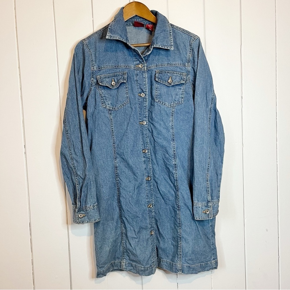 Vintage Gap Blue Jeans World Standard Denim Jacket. Size 14.